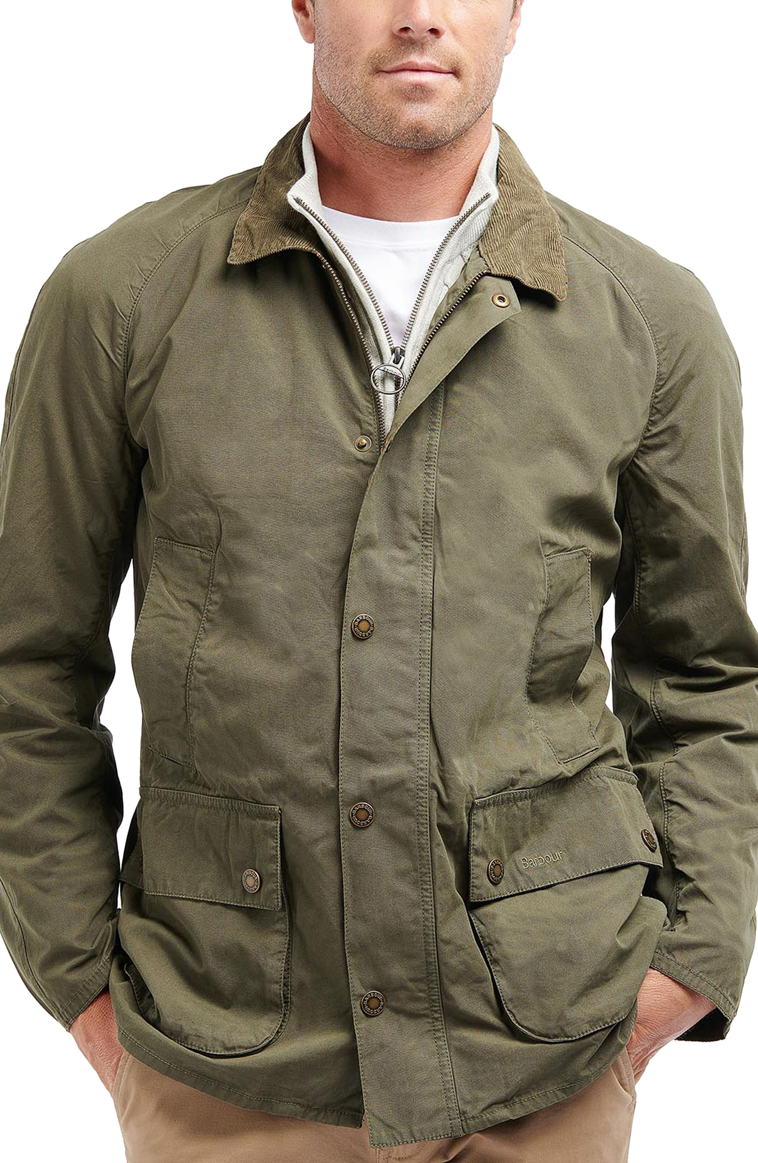 olive green casual jacket