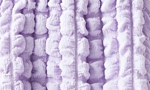 Endless Rose Texture Puff Sleeve Maxi Dress In Lilac