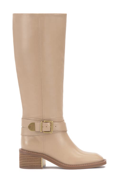 Shop Vince Camuto Gini Knee High Boot In Soft Buff