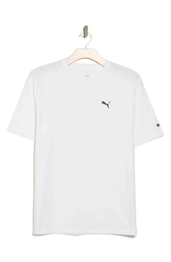 Puma Rad/cal Crewneck Graphic T-shirt In  White