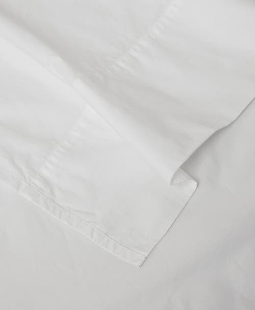Pact Organic Cool-air Percale Flat Sheet In White