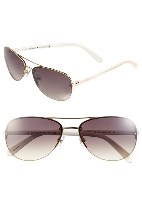 kate spade new york 'beryls' 59mm sunglasses in Rose Gold | Smart Closet
