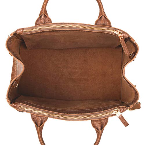 Teddy Blake Bella Croco 12" In Darkbrown