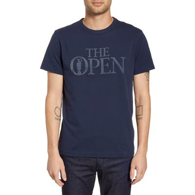 Boss British Open Regular Fit Graphic T-Shirt, Blue