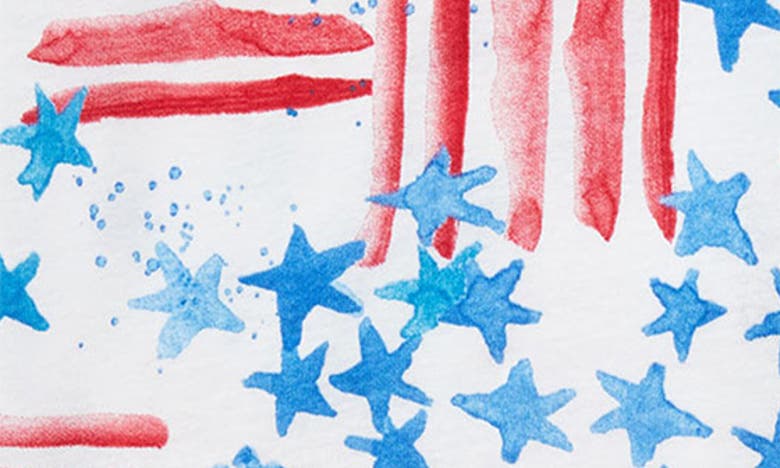 BURT'S BEES KIDS' STARS & STRIPES ORGANIC COTTON PAJAMAS