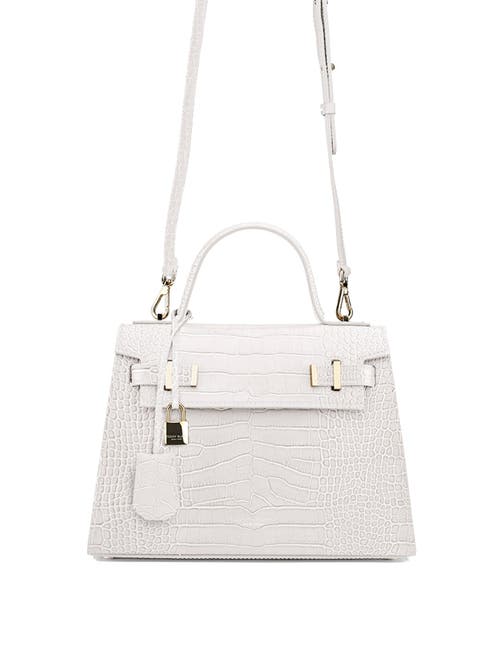 Shop Teddy Blake Ava Croco Gold 11" In White