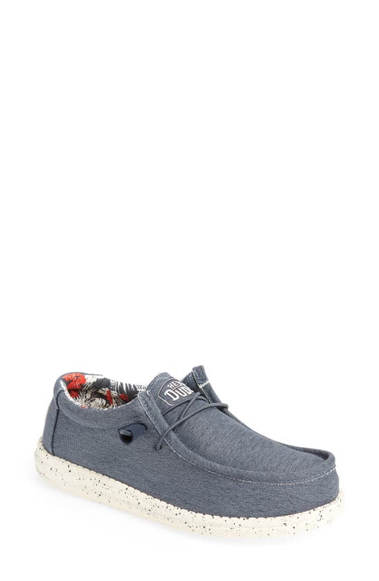 Hey Dude Wally Canvas Slip-on Trainer In Grey | ModeSens