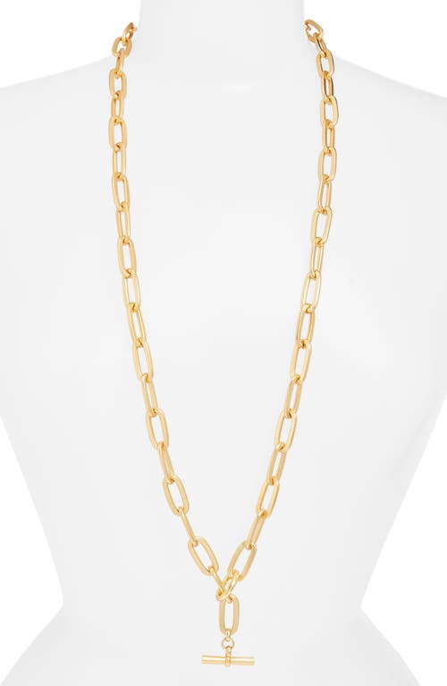 Long Link Necklace in Gold