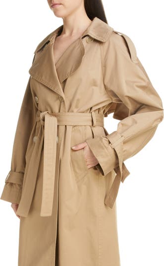 Odande Cotton Stretch Gabardine Trench Coat