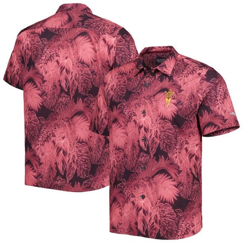 Los Angeles Angels Palm Leaves Pattern Tropical Hawaiian Shirt And Shorts  Summer Gift For Fans