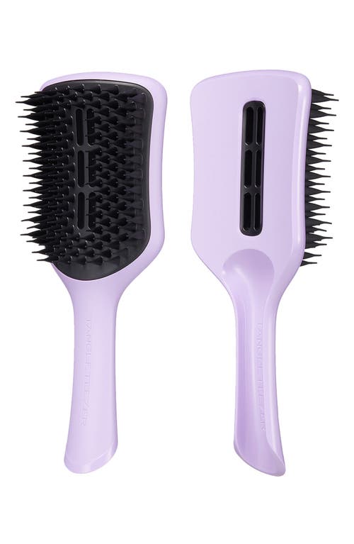 Shop Tangle Teezer Large Ultimate Vented Hairbrush In Lilac/black