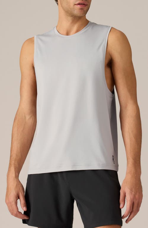 Shop Rhone Base Training Sleeveless Performance Muscle Tee In Sleet Gray