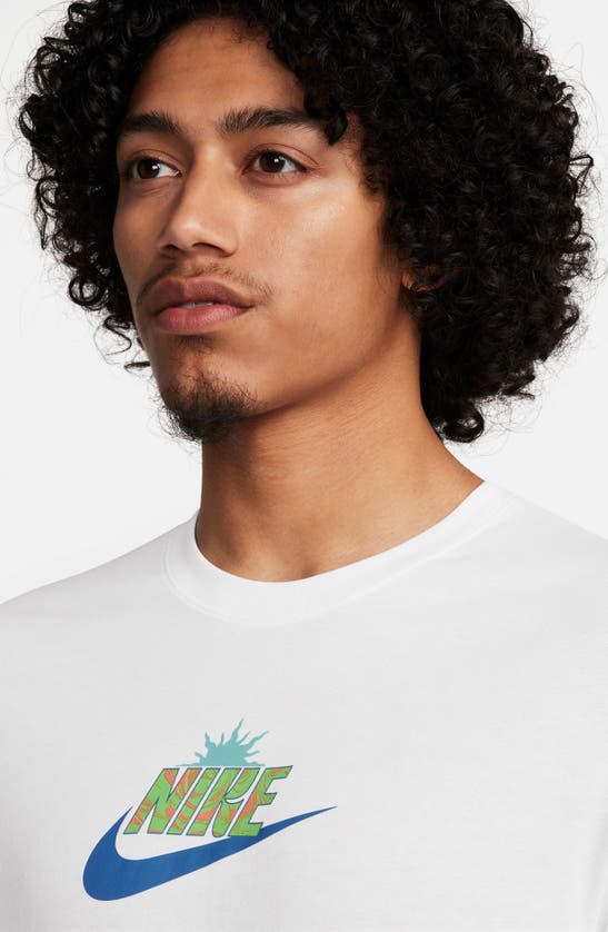 Shop Nike Sportswear Graphic T-shirt In White