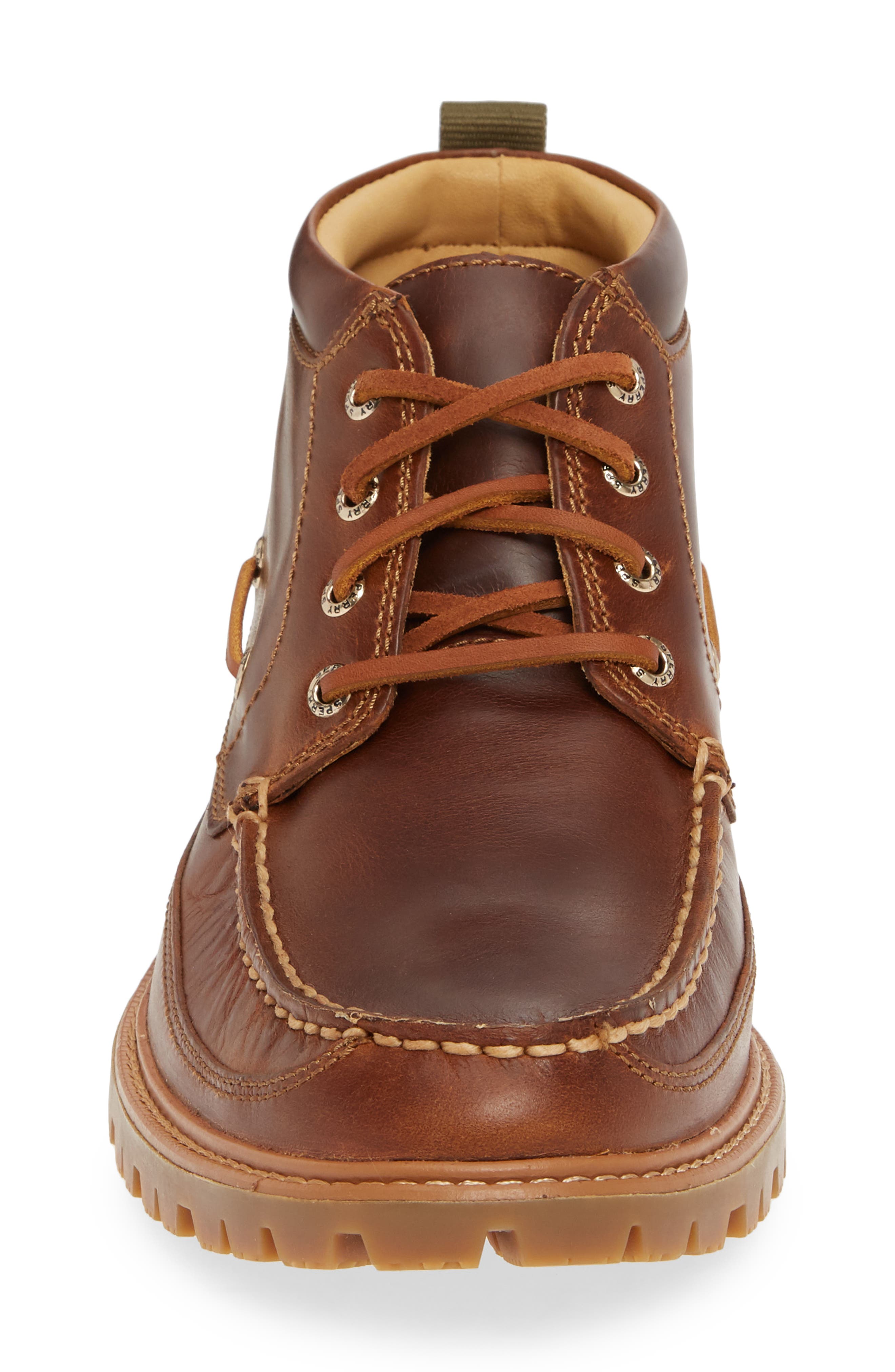 sperry moc toe boot