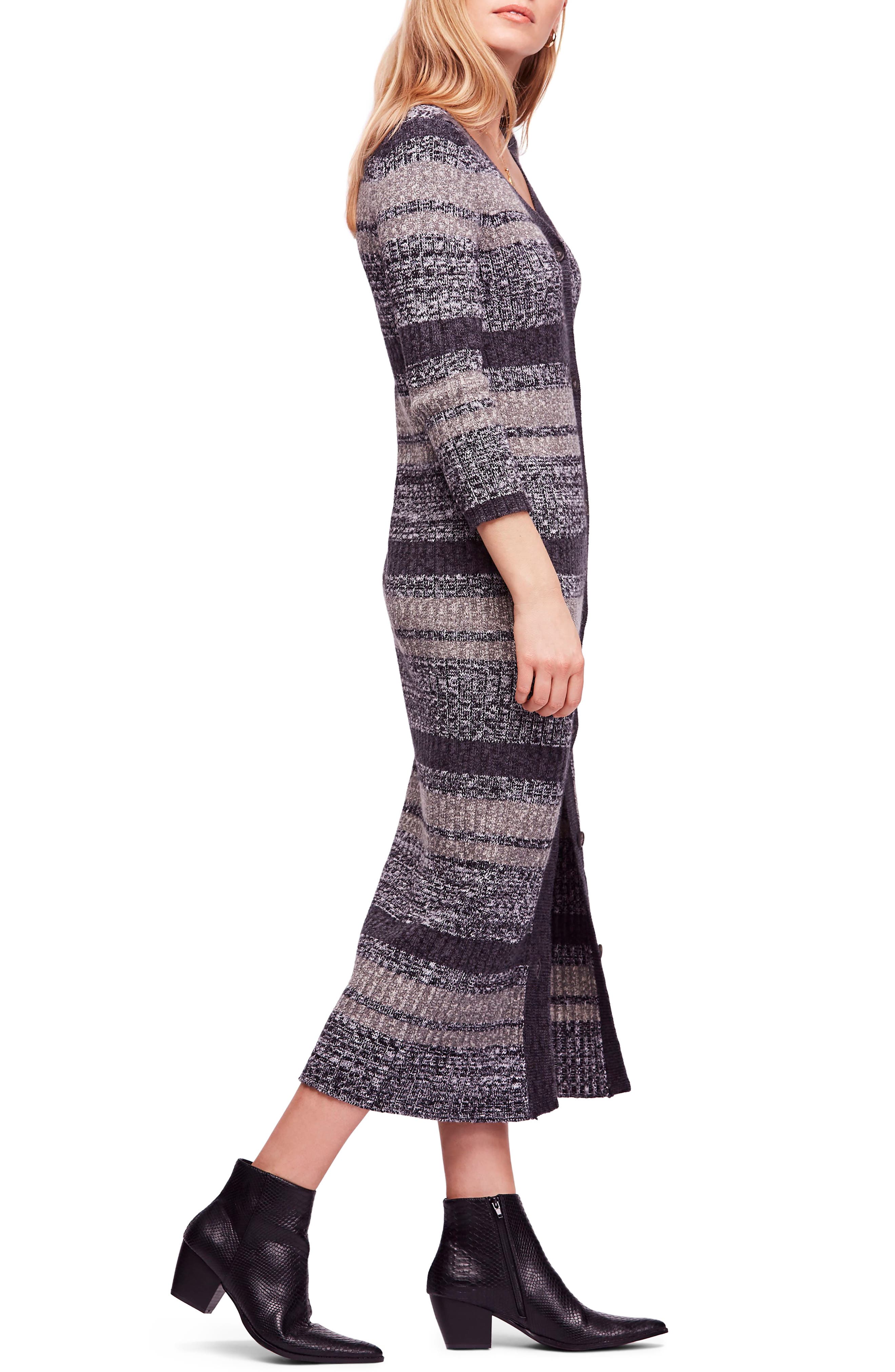 free people cozy up cardigan dress