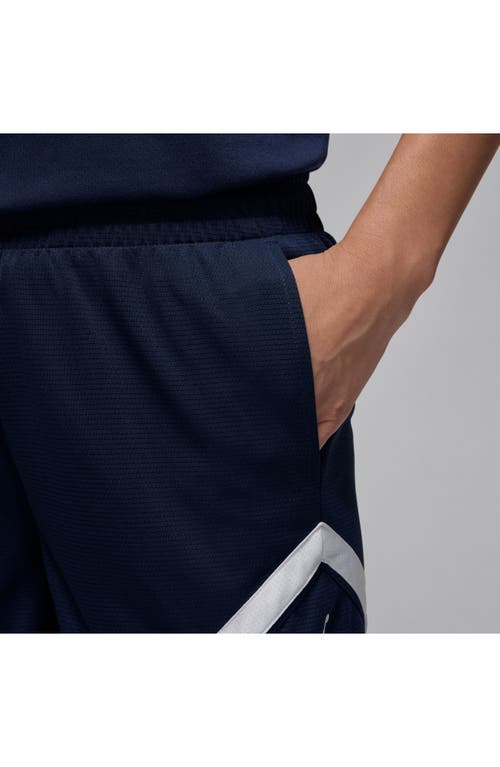 Shop Jordan Sport 4-inch Diamond Shorts In Midnight Navy/navy/white