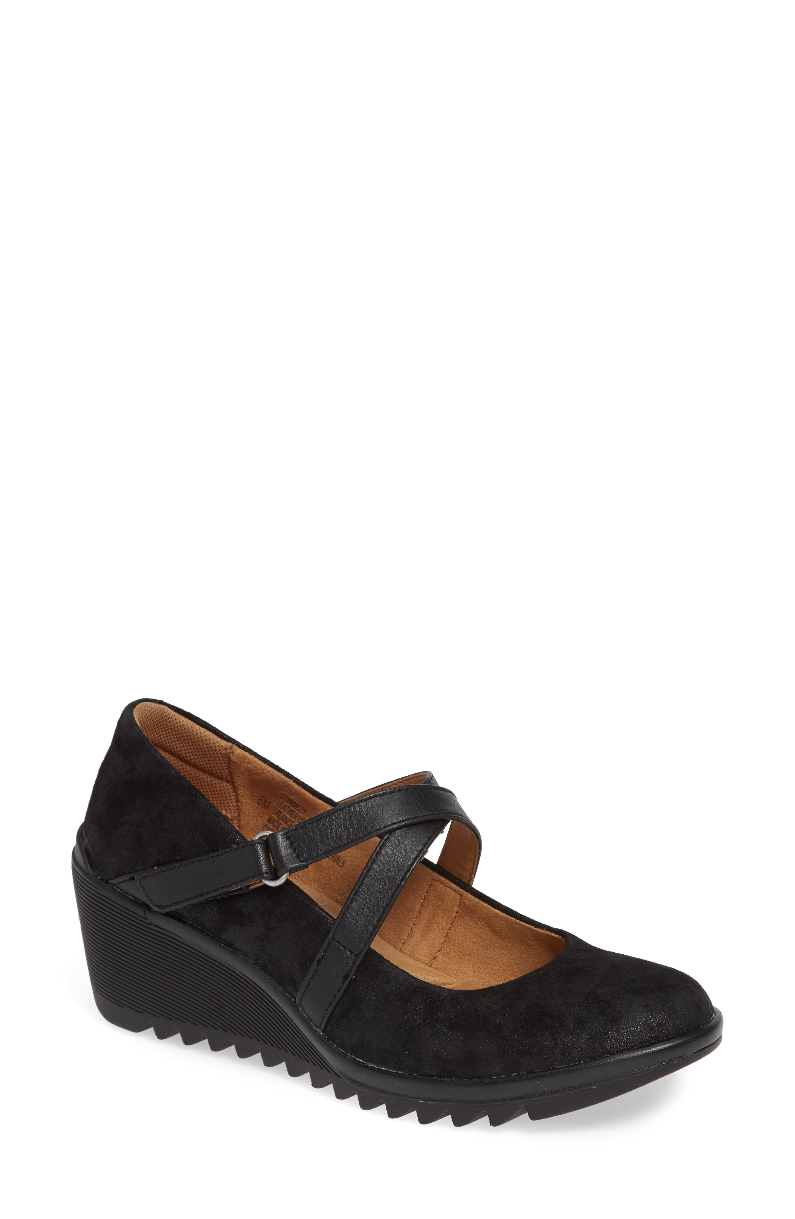 Comfortiva Alice Wedge Heel Pump, Black