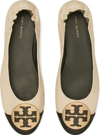 Tory burch cap toe ballet clearance flats