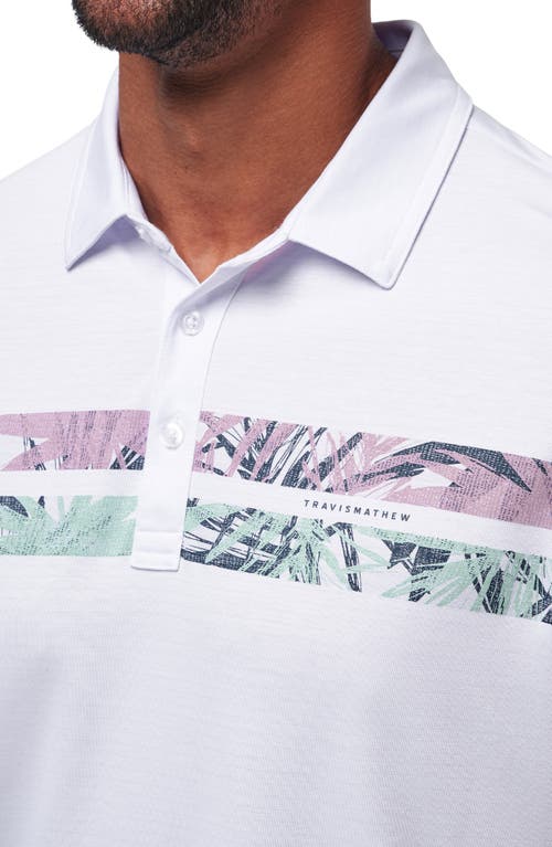 Shop Travismathew Sand Shaker Polo In White