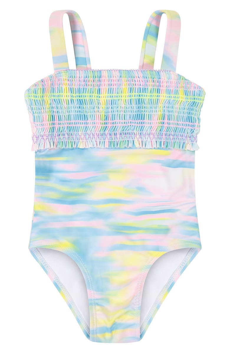 Andy & Evan Kids' Smocked Ruffle One-Piece Swimsuit | Nordstrom