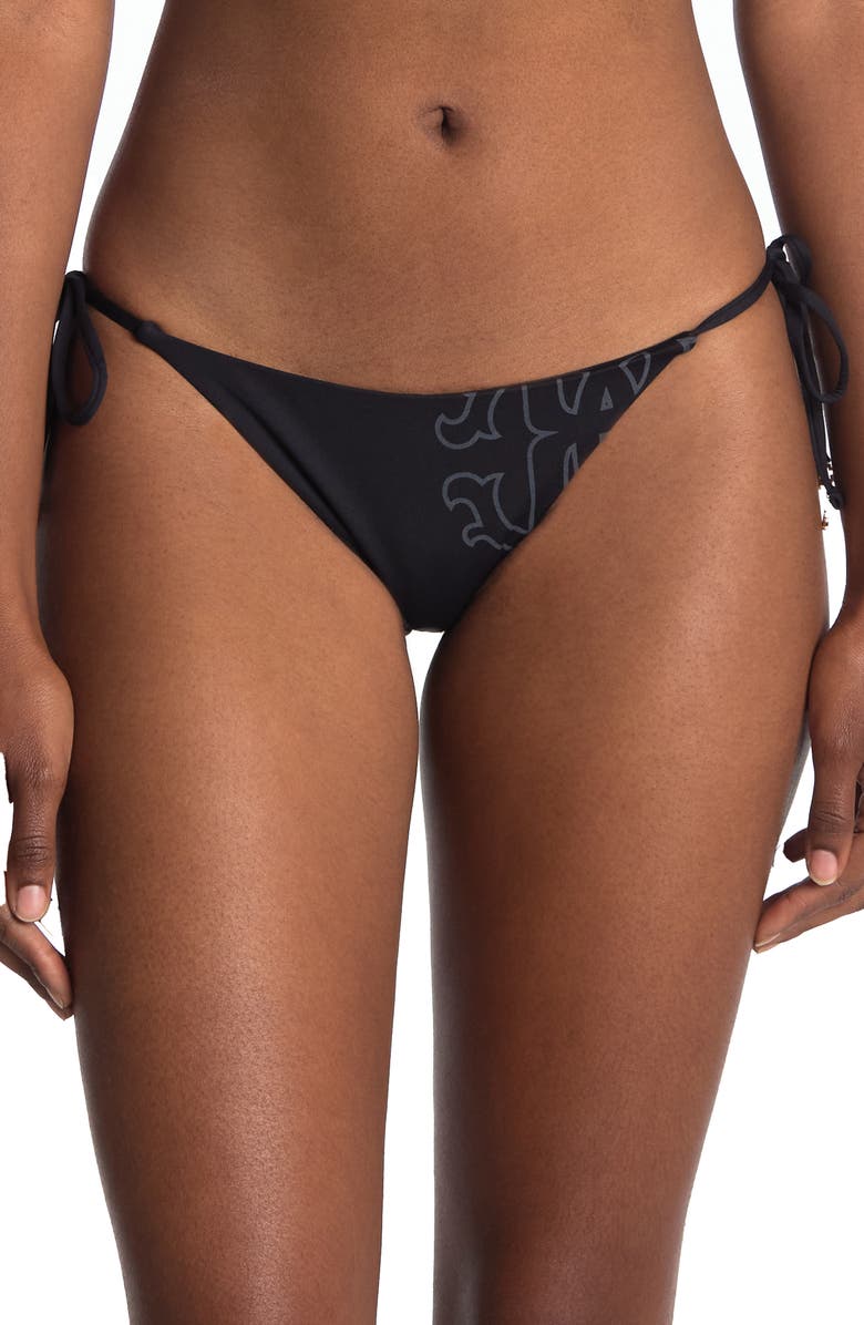 ROBERTO CAVALLI Donna Traingle Bikini 2-Piece Set, Main, color, BLACK