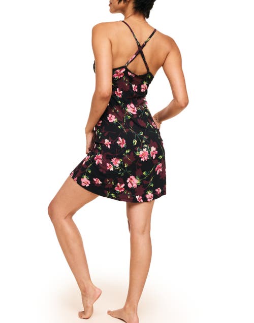 Shop Adore Me Laylani Slip Dress In Floral Black