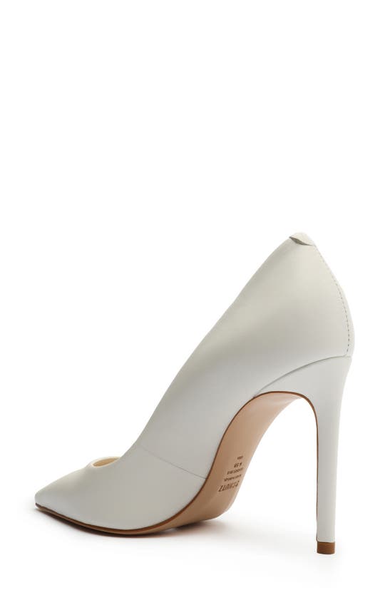 Shop Schutz Lou Pointed Toe Pump In White