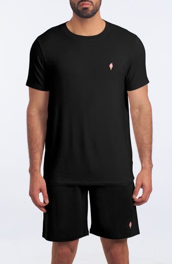 Jared Lang Men's 2-piece Ice Cream Pajama Set In Black