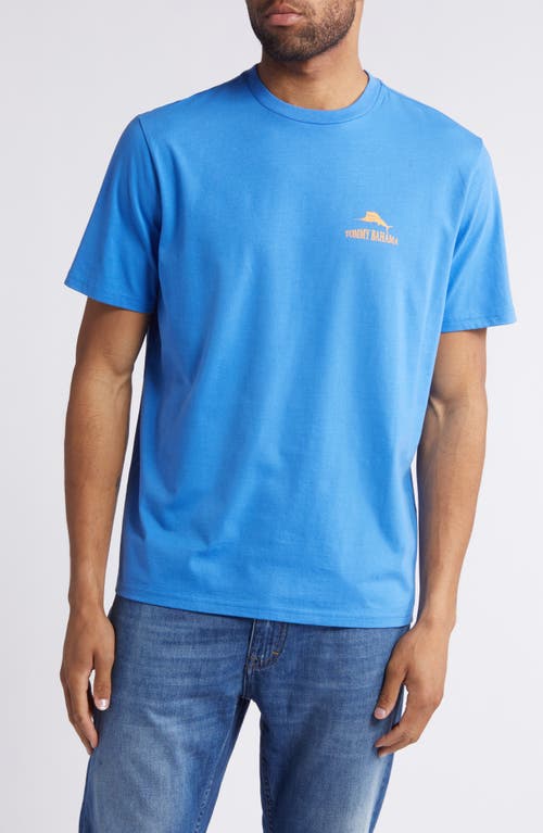 Tommy Bahama Ryes Guys Graphic T-shirt In Palace Blue