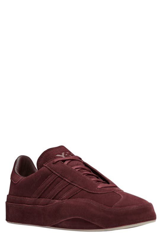 Shop Y-3 Gazelle Sneaker In Red/red/ Clear Brown