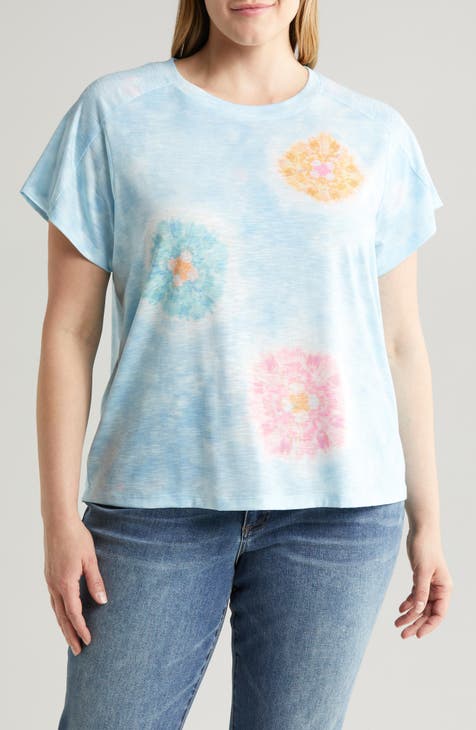 Floral Print T-Shirt (Plus) (Nordstrom Exclusive)