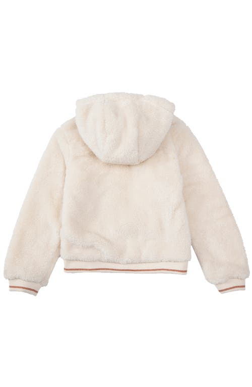 Rokka&rolla Kid's Cozy Fleece Jacket In Light Beige