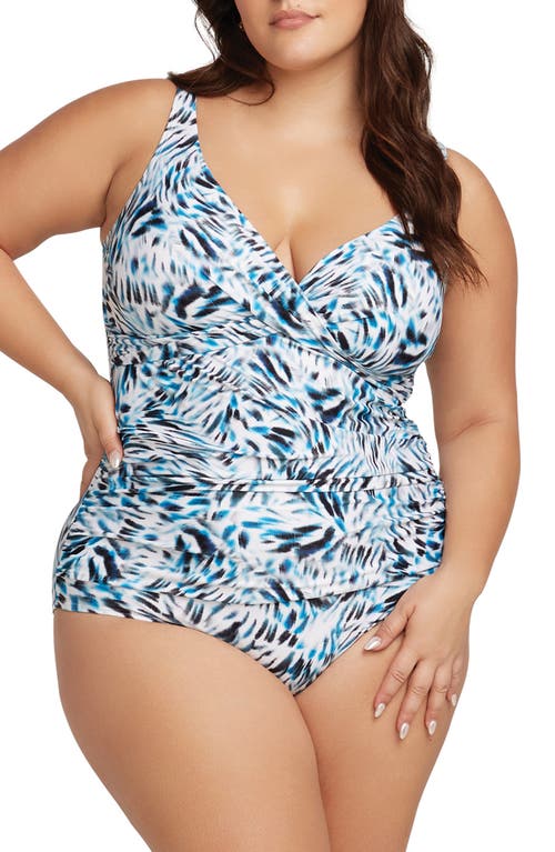 Artesands Ze Blue Delacroix D-Cup & Up One-Piece Swimsuit White at Nordstrom, Us