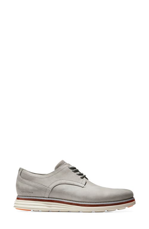 Cole Haan Originalgrand Cloudfeel Oxford In Quiet Shade Nubuck/ivory