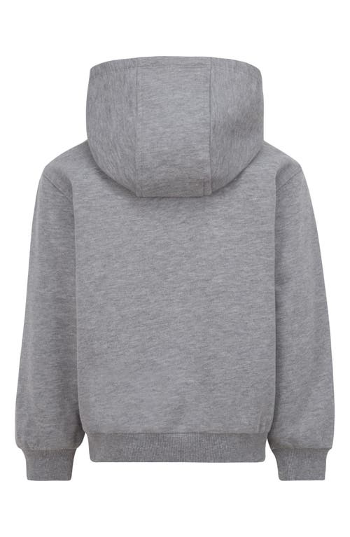 Shop Nike Kids' Club Fleece Hoodie In Dark Grey Heather