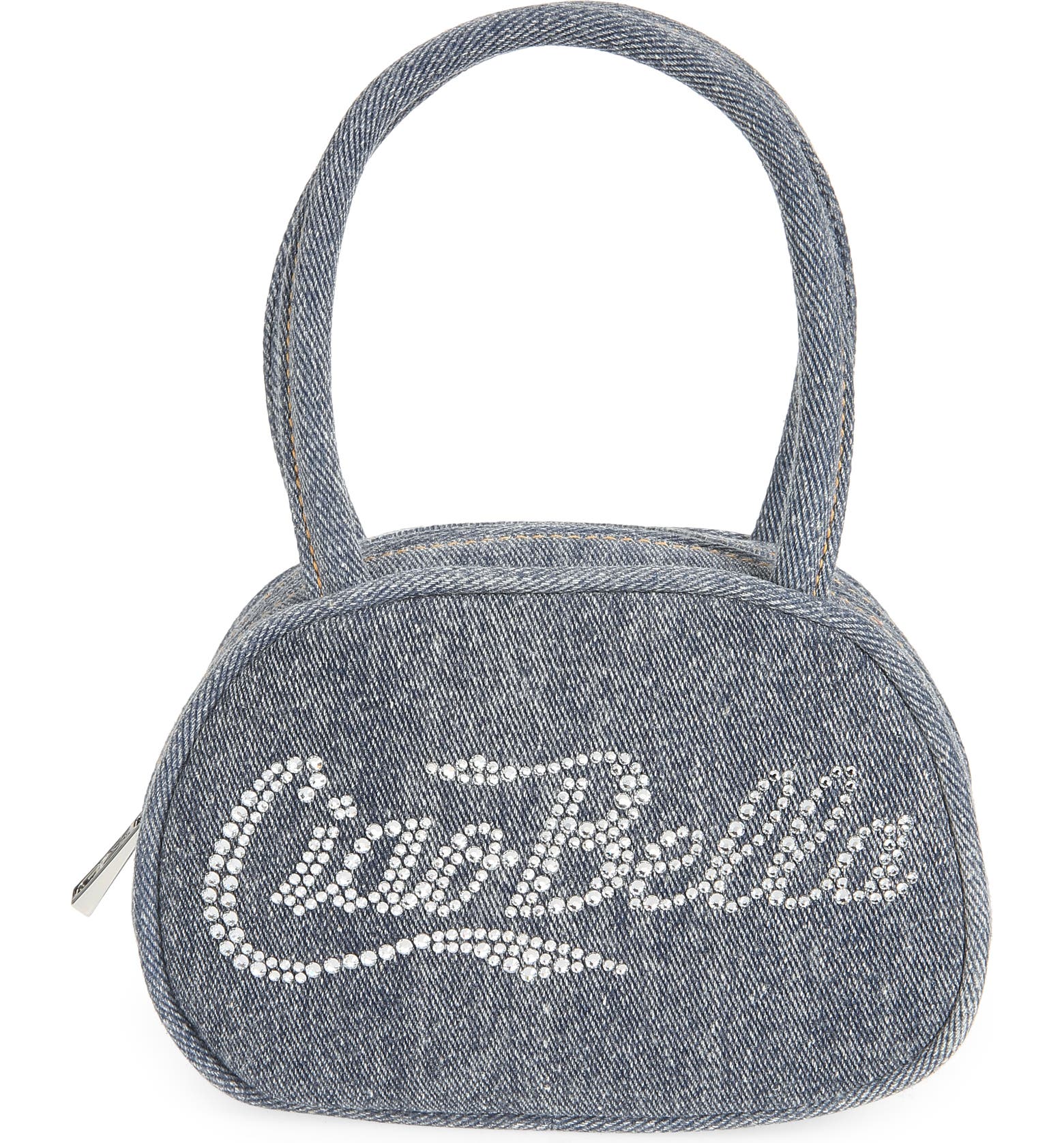 Amina Muaddi Ciao Bella Crystal Embellished Top Handle Bag | Nordstrom