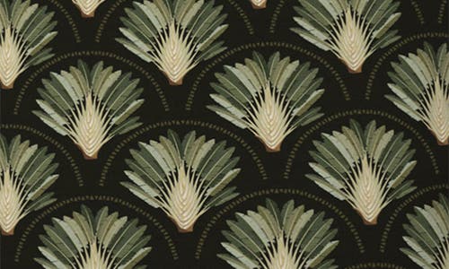 Deny Designs Palm Deep Accent Pillow In Green