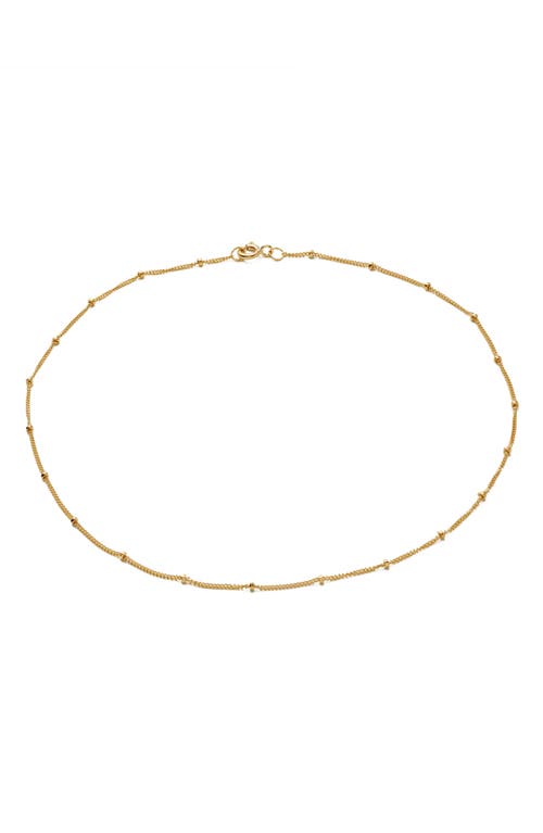 MADE BY MARY Satellite Chain Necklace in Gold at Nordstrom, Size 18