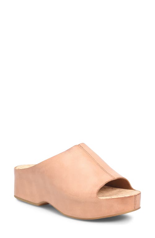 Kork-Ease Yazmin Platform Slide Sandal in Brown F/G