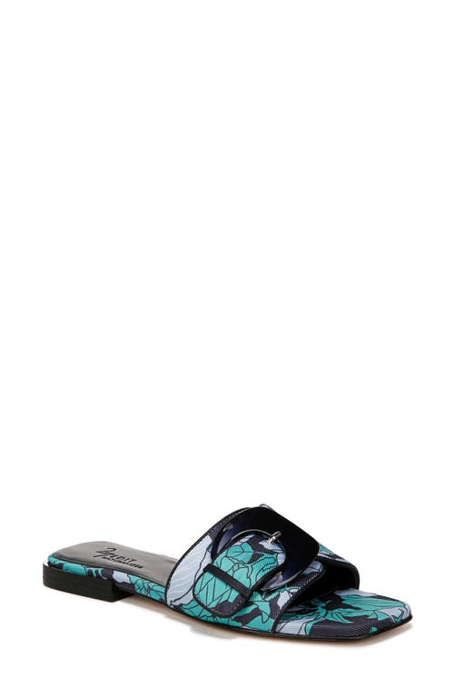 27 EDIT Naturalizer Naomi Slide Sandal Skyway Blue Multi Fabric at