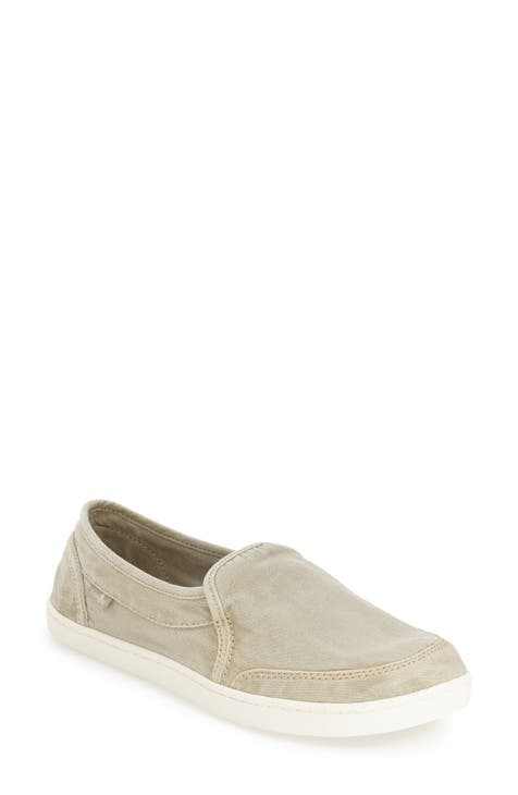 Sanuk Women's Donna Weave Natural Loafers Slip On Shoes 1107332