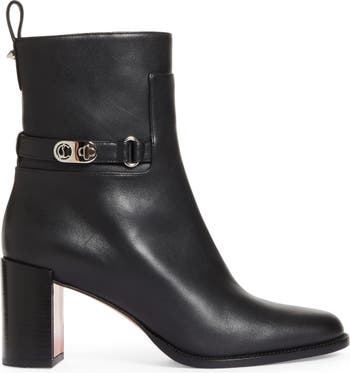 Lock Booty 70 leather ankle boots