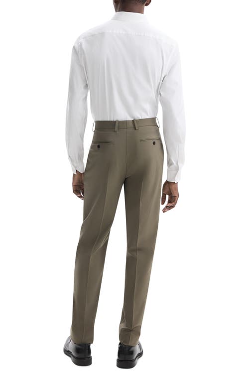 Theory Mayer New Tailor 2 Wool Dress Pants In Moss - F03