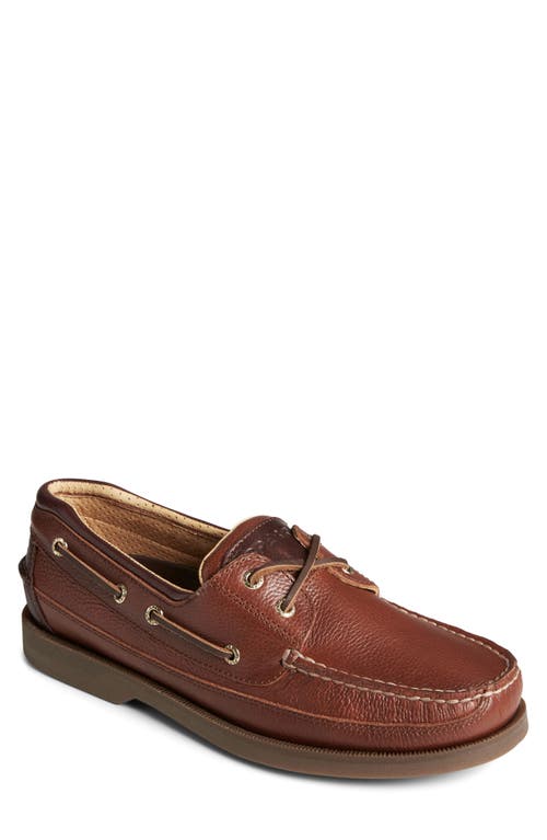 Shop Sperry Gold Mako 2-eye Boat Shoe In Brown