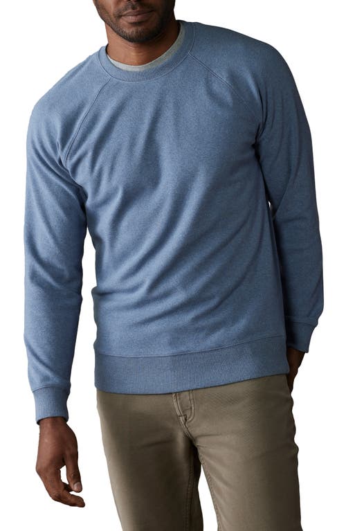 Shop The Normal Brand Puremeso Everyday Crewneck Sweatshirt In Slate Blue