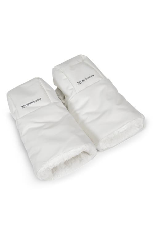 UPPAbaby Cozy Hand Muffs in White Marl at Nordstrom