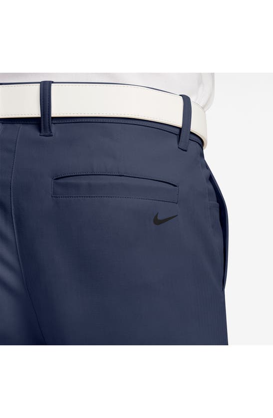Shop Nike Dri-fit Tour 10-inch Water Repellent Chino Golf Shorts In Midnight Navy/ Black