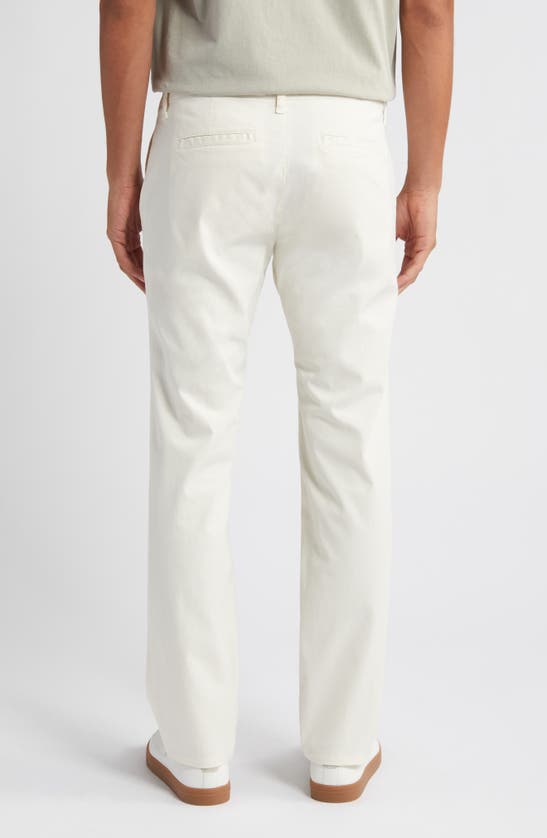Shop Frame Slim Fit Stretch Cotton Chinos In White Canvas