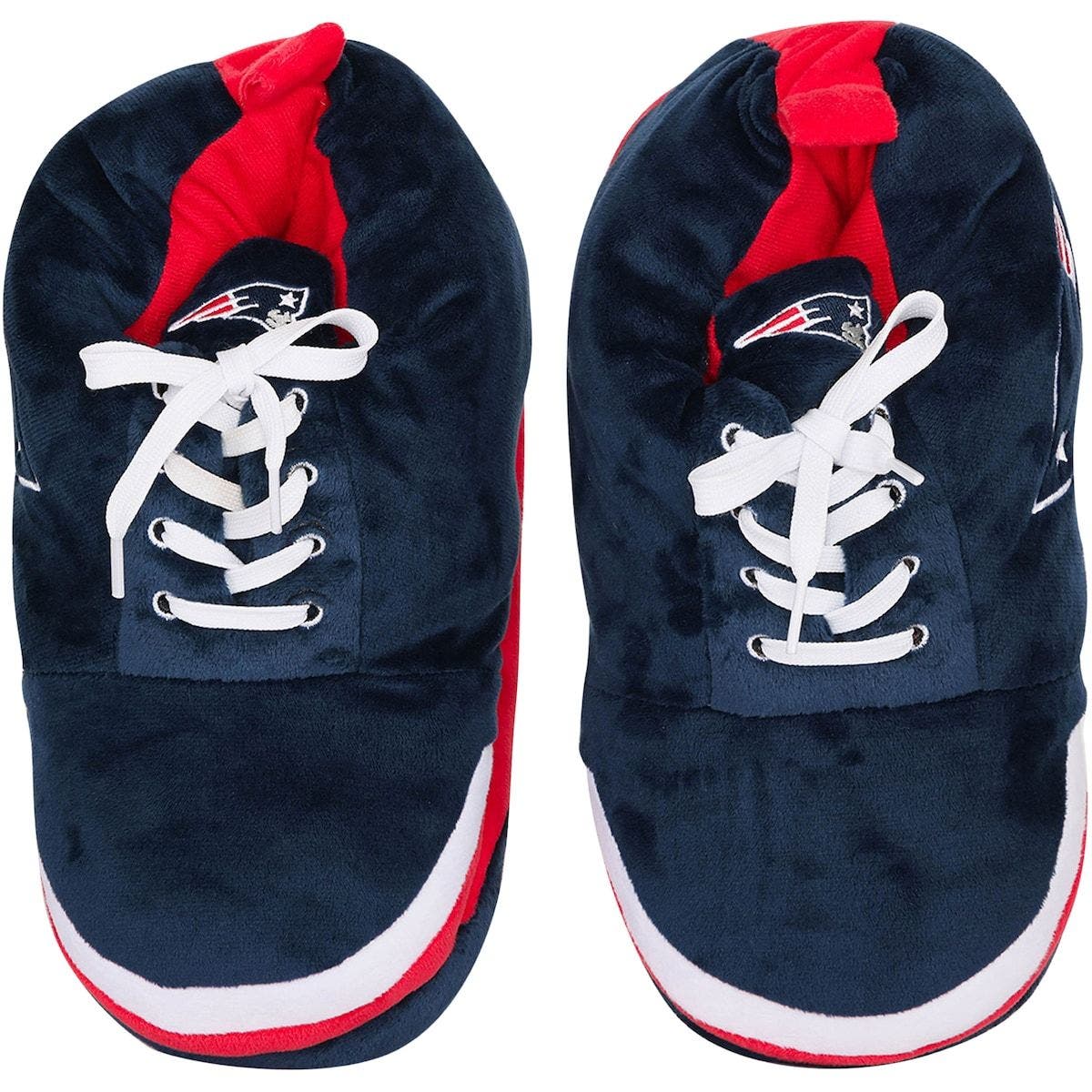 Men's FOCO New England Patriots Plush Sneaker Slip in Navy at Nordstrom, Size X-Large