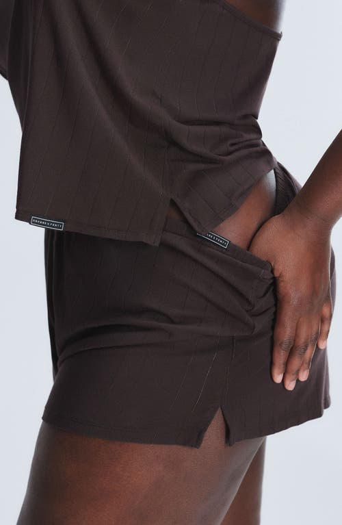 Savage X Fenty Sleek Stitch Camisole In Double Espresso Brown